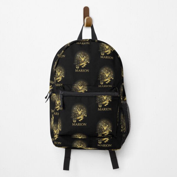Marion Name - Lion Leo Star Sign Named Marion Backpack
