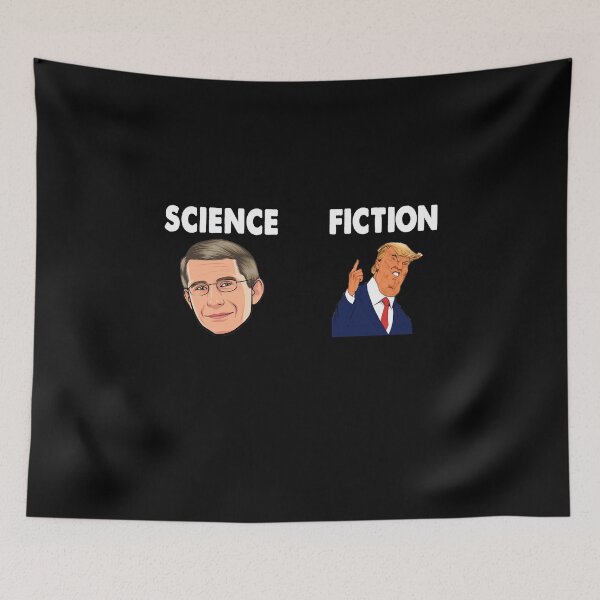 Item preview, Fauci Trump Ciencia Ficción designed and sold by Kathrine2302.