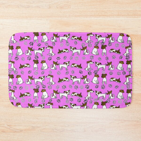 Item preview, Funny Jack Russell Terrier Cartoon Pattern Pink designed and sold by jaggerstudios.