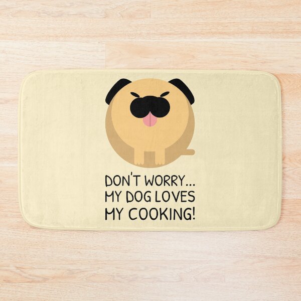 Item preview, Cooking and Dog Meme Fat chubby pug designed and sold by quoteology.