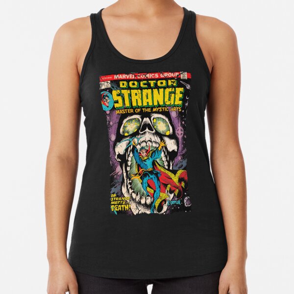 Strange doctor Vintage comic Racerback Tank Top