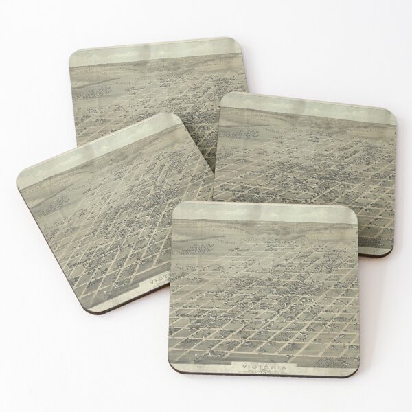 Item preview, Vintage Map of Victoria TX (1873) designed and sold by BravuraMedia.