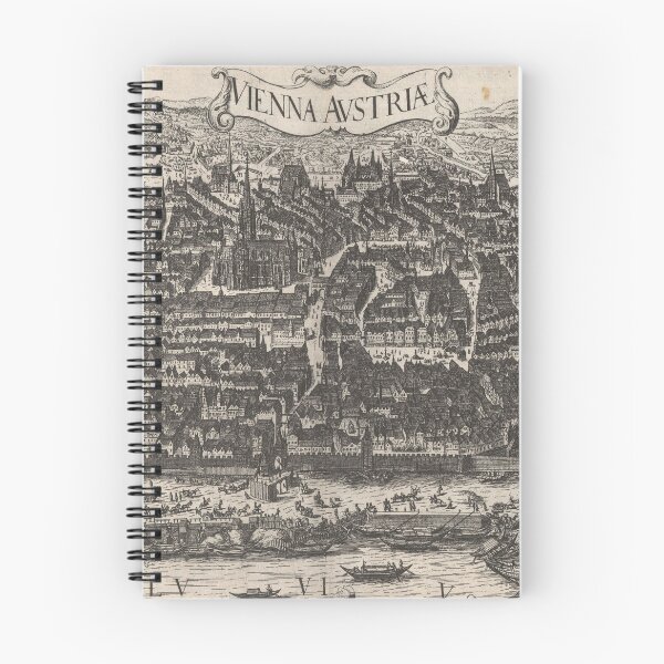Item preview, Vintage Map of Vienna Austria (1618) designed and sold by BravuraMedia.