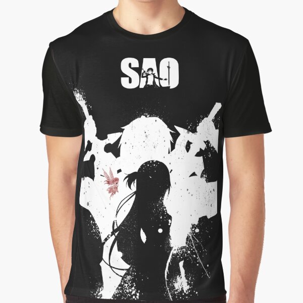 Sword Art Online anime design T-shirt graphique