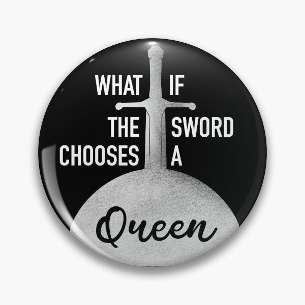Item preview, What if the sword chooses a queen - Cursed Netflix 2020- Nimue Katherine Langford designed and sold by Mindy Bubble.