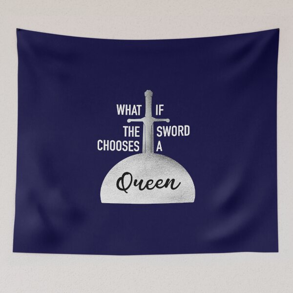 Item preview, What if the sword chooses a queen - Cursed Netflix 2020- Nimue Katherine Langford designed and sold by Mindy Bubble.