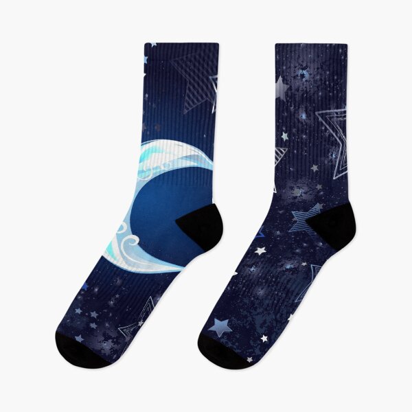Item preview, Background with a blue moon and stars designed and sold by Blackmoon9.