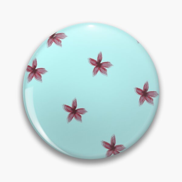 Item preview, Flower pattern - Summer vibes blue designed and sold by HannahHollyArt.