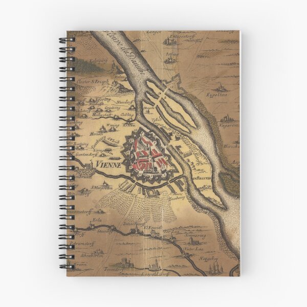 Item preview, Vintage Environs Map of Vienna Austria (1708) designed and sold by BravuraMedia.
