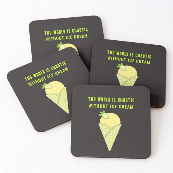 Item preview, Dark world without ice cream designed and sold by PaperDreamPod.