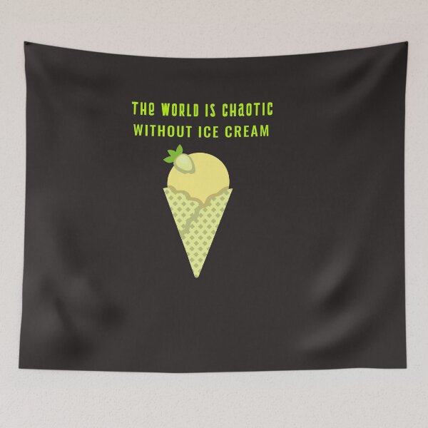 Item preview, Dark world without ice cream designed and sold by PaperDreamPod.