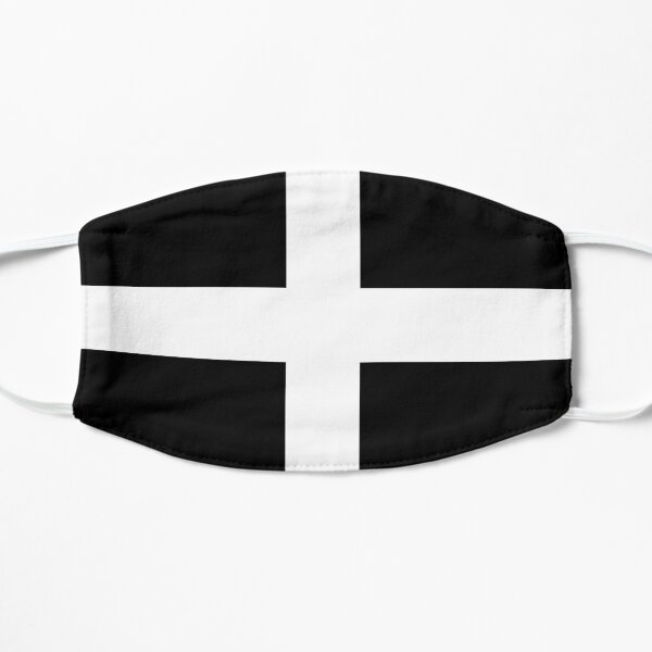 National Flag of Cornwall Flat Mask