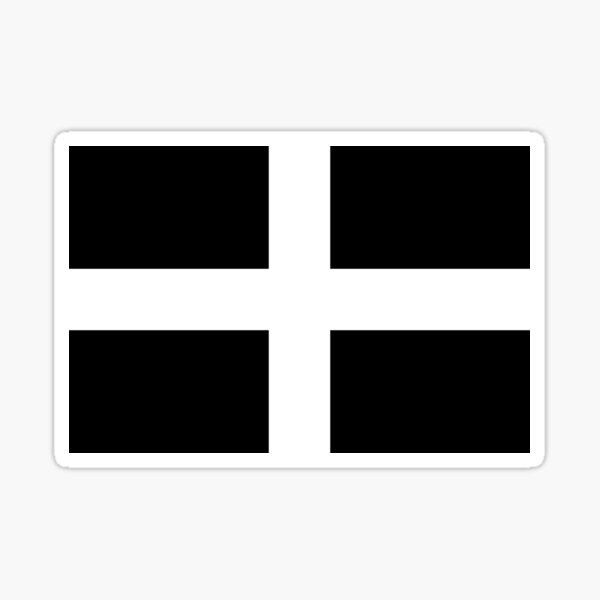 National Flag of Cornwall Sticker