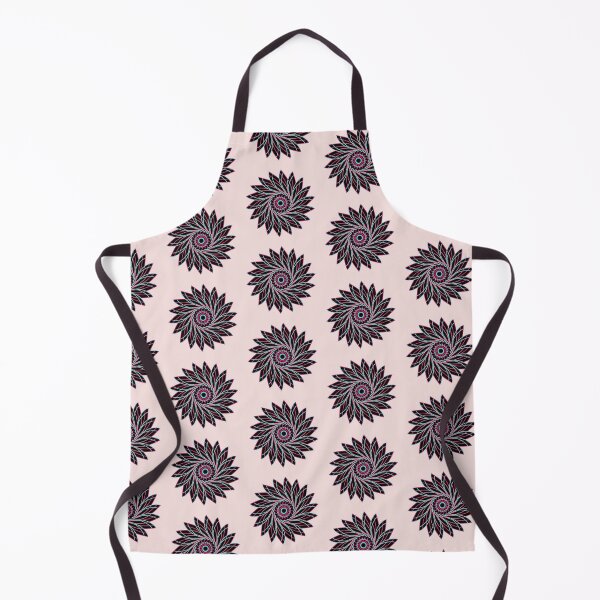 Item preview, turquoise & red spiral repeated Pattern designed and sold by MelivabyMeryem.