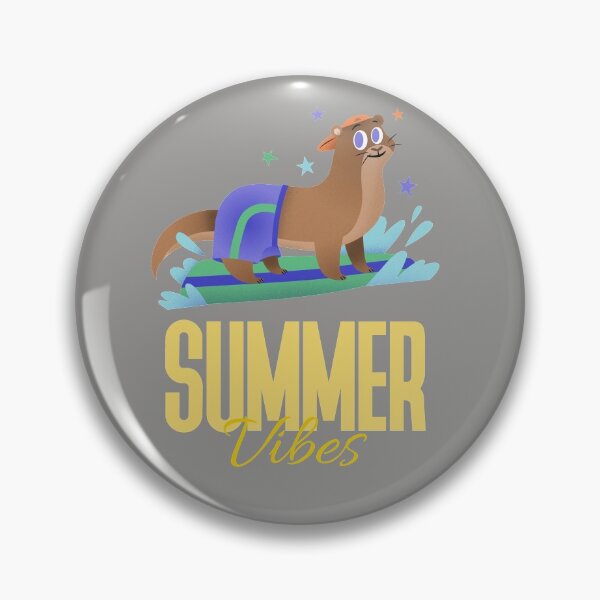 Item preview, Sea otter summer vibes designed and sold by Delicarte.