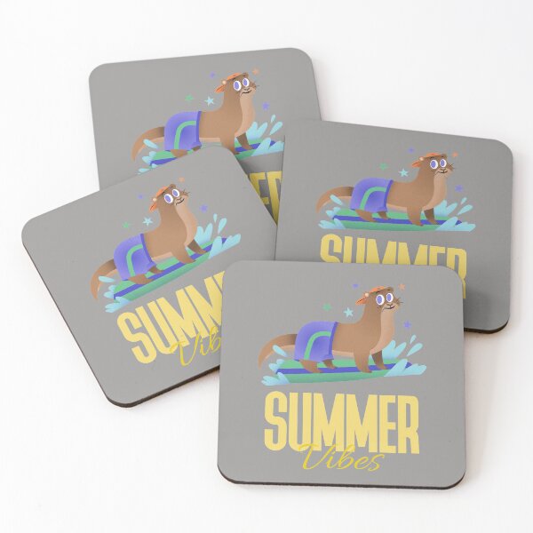Item preview, Sea otter summer vibes designed and sold by Delicarte.