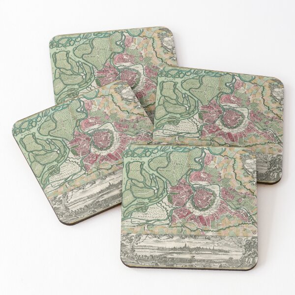 Item preview, Vintage Map of Vienna Austria (1730) designed and sold by BravuraMedia.