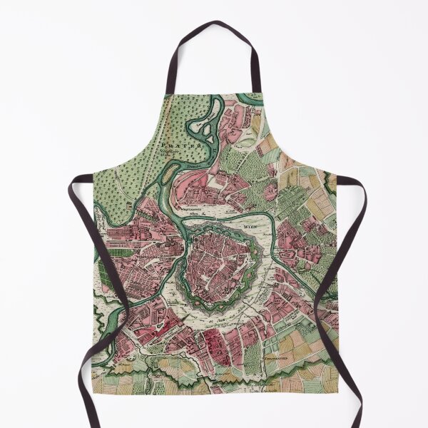 Item preview, Vintage Map of Vienna Austria (1730) designed and sold by BravuraMedia.