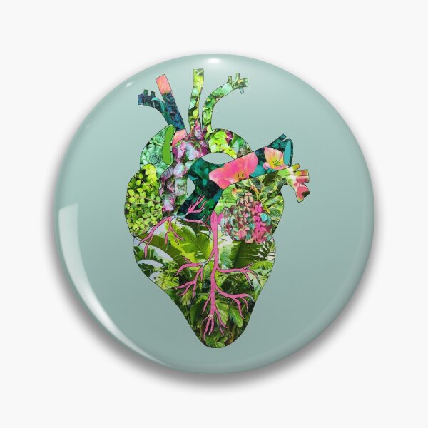 Item preview, Botanical Heart Mint designed and sold by BiancaGreen.