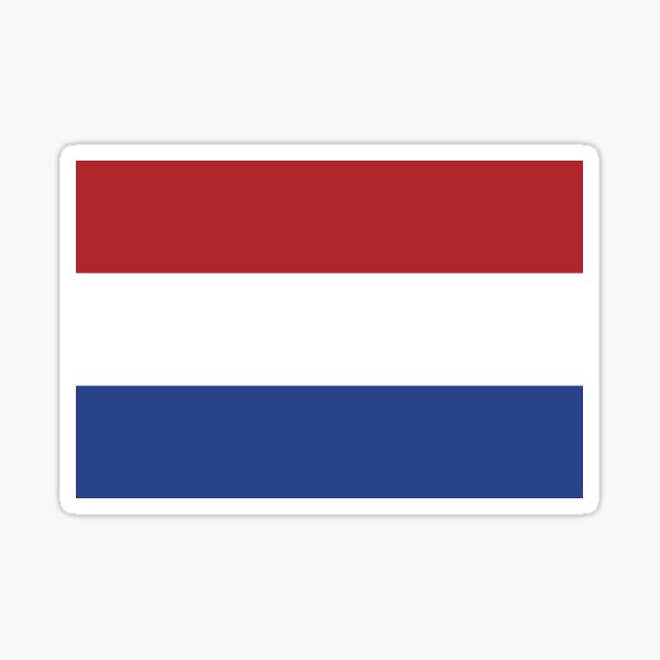 National Flag of the Netherlands Sticker