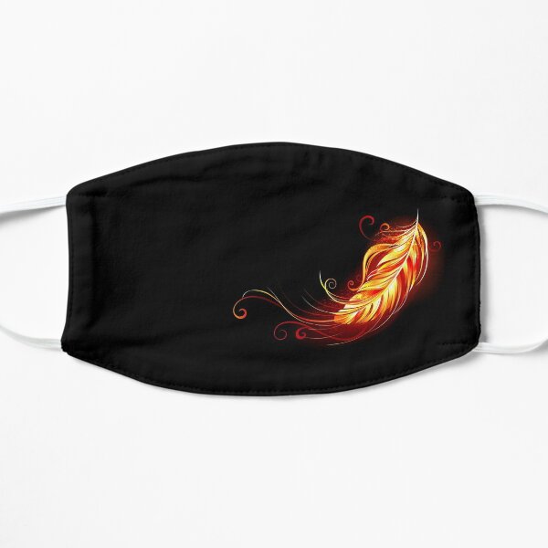 Flaming Feather Flat Mask