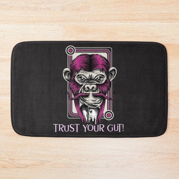 Item preview, Monkey Street Art- Trust your gut designed and sold by EvaWolf.