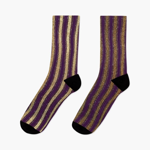Item preview, Circus glitter burlesque vintage stripe pattern gold purple violet designed and sold by Xarah.