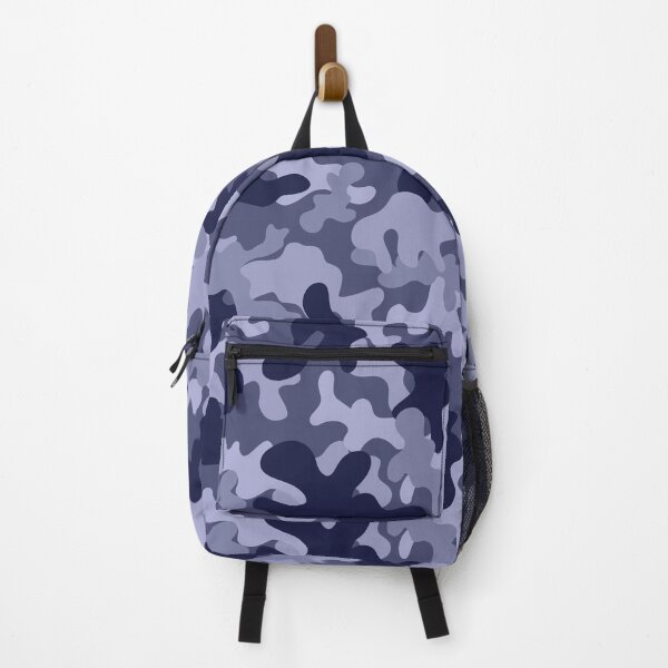 Item preview, Blue luminosity papercut camo designed and sold by hotairandwaffle.
