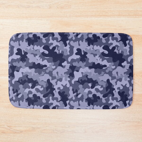 Item preview, Blue luminosity papercut camo designed and sold by hotairandwaffle.