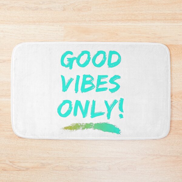 Item preview, Good vibes only calligraphy white background designed and sold by Jenmag.