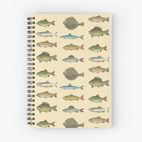 Item preview, Hand drawn various fish pattern designed and sold by SleepyMarten.