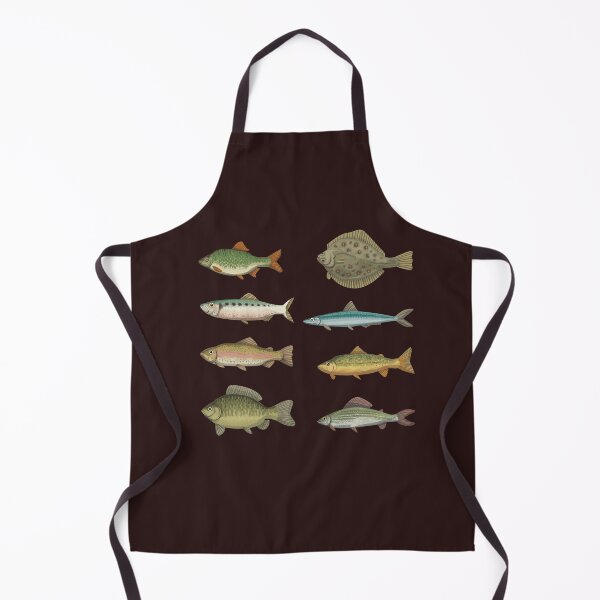 Item preview, Hand drawn various fish pattern designed and sold by SleepyMarten.