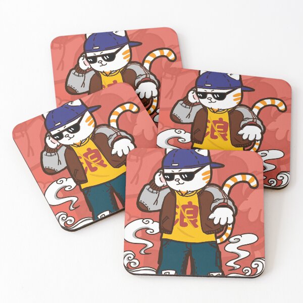 Item preview, Cool Japanese Cat designed and sold by Info Bites.