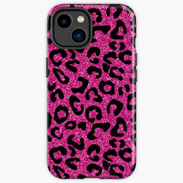 Wildflower Glitter Hot Pink Cheetah