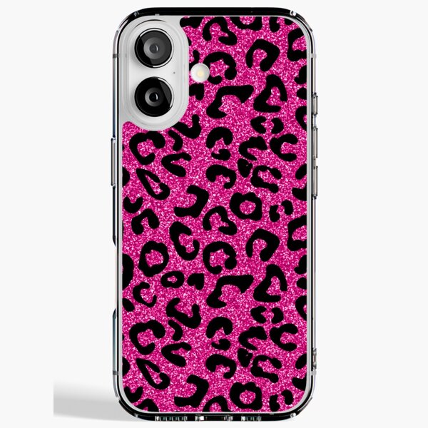 Hot Pink Zebra and Leopard Animal Print Stripes