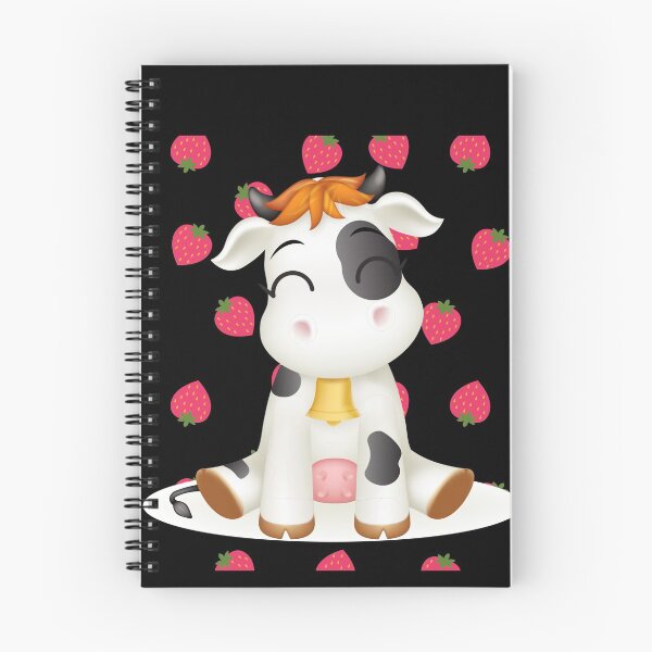 Item preview, Strawberry Cow Pink strawberry designed and sold by OneTimeEngineer.