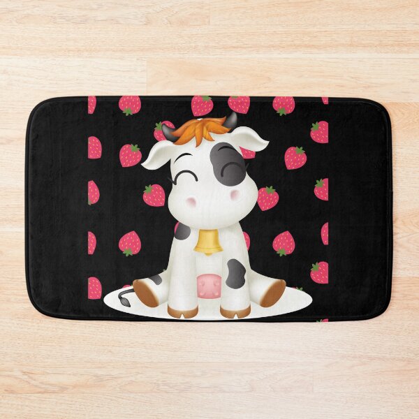Item preview, Strawberry Cow Pink strawberry designed and sold by OneTimeEngineer.
