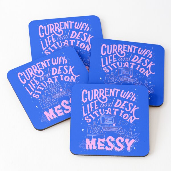 Item preview, Current Work From Home Life & Desk Situation: MESSY designed and sold by lettersbysid.