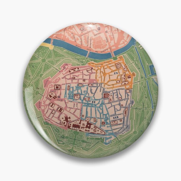 Item preview, Vintage Map of Vienna Austria (1843) designed and sold by BravuraMedia.