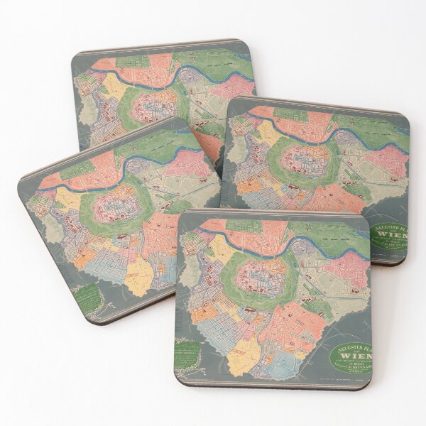 Item preview, Vintage Map of Vienna Austria (1843) designed and sold by BravuraMedia.