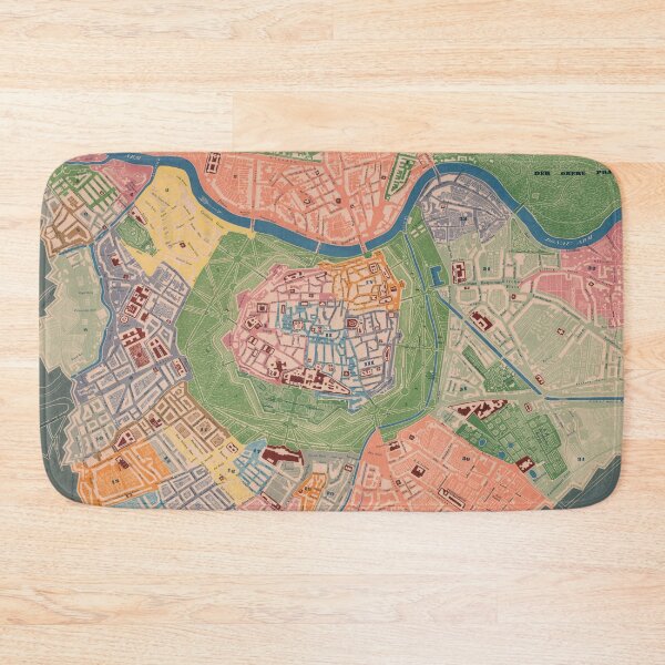 Item preview, Vintage Map of Vienna Austria (1843) designed and sold by BravuraMedia.