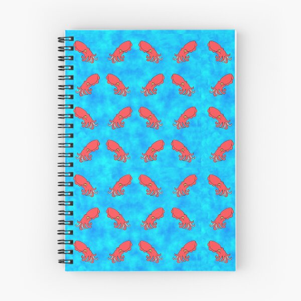 Item preview, Red Cuttlefish Cartoon patterns designed and sold by jentiger.
