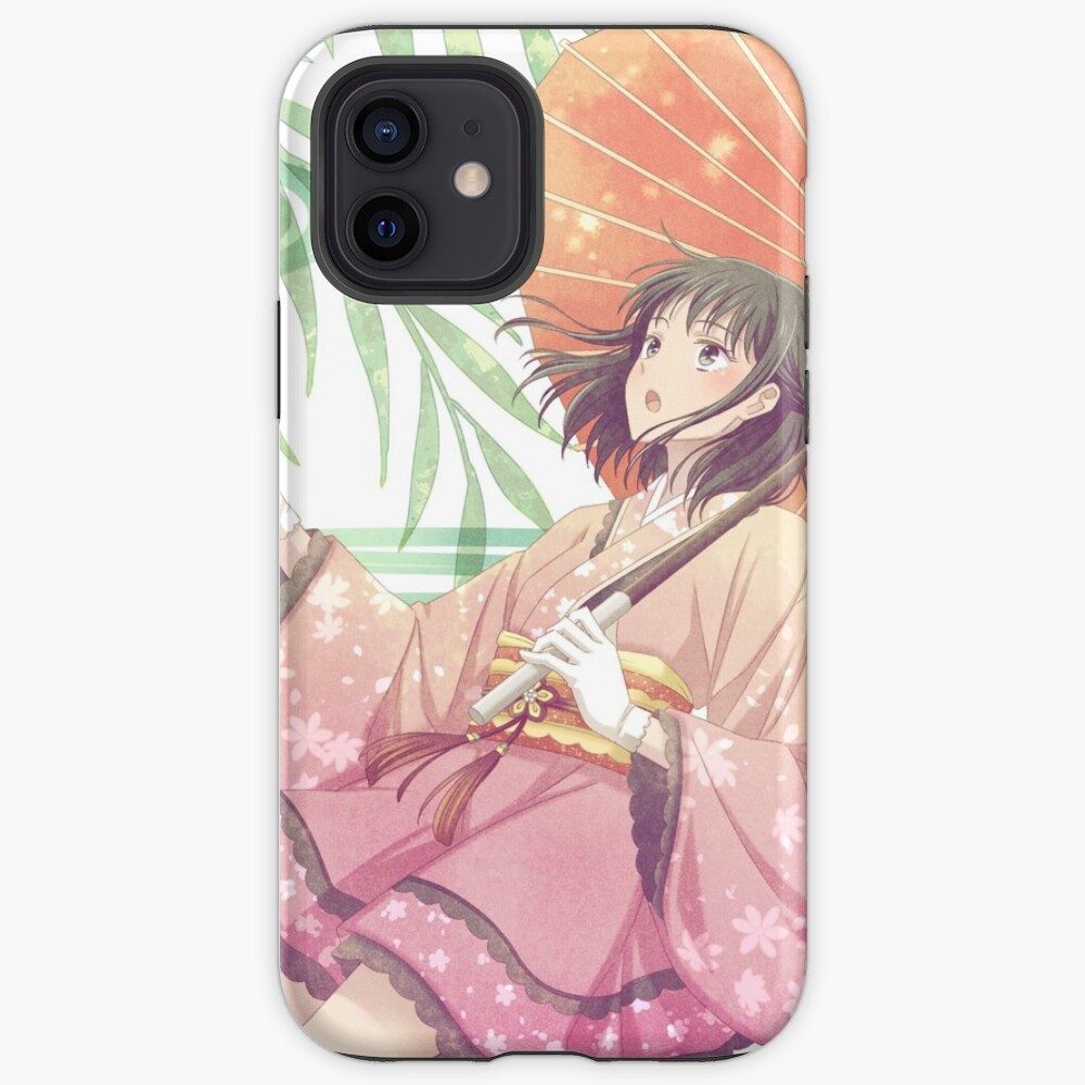 "Fruits Basket Kagura Sohma Wallpaper" iPhone Case by mholtz22 Redbubble