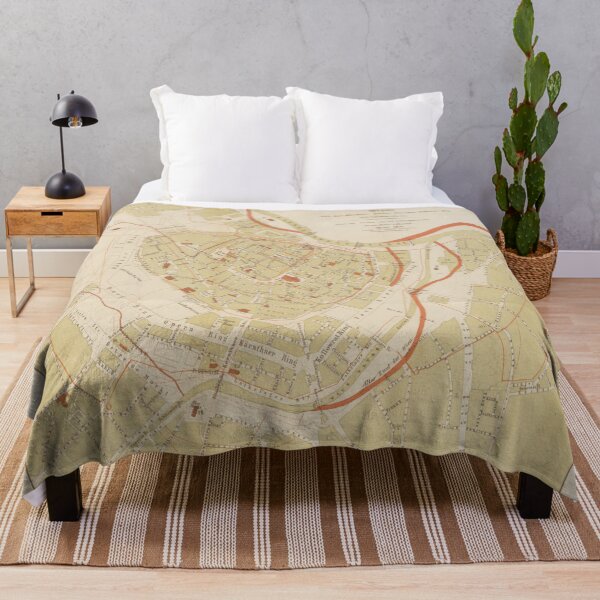 Item preview, Vintage Map of Vienna Austria (1872) designed and sold by BravuraMedia.