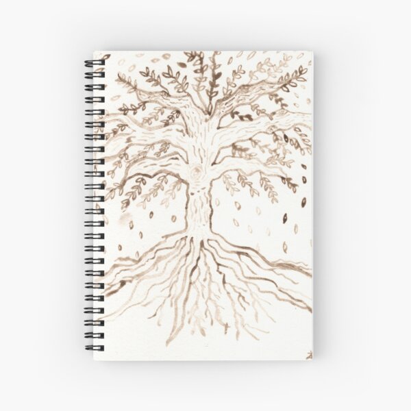 CA Bay Laurel Tree of Life Spiral Notebook