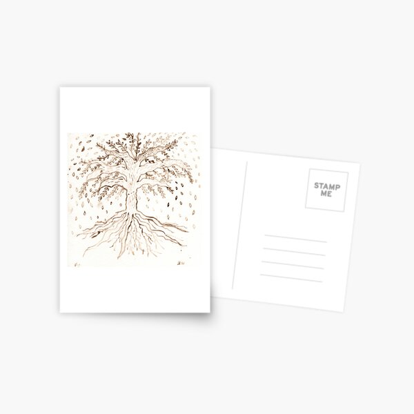 CA Bay Laurel Tree of Life Postcard