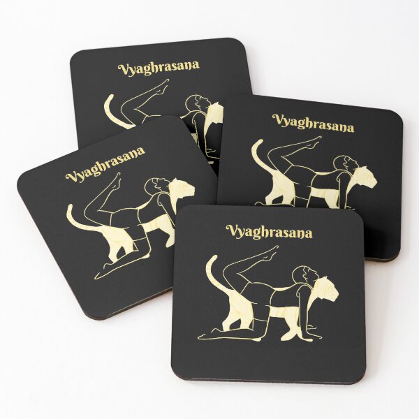 Item preview, Vyaghrasana yoga pose designed and sold by Nielsendk.