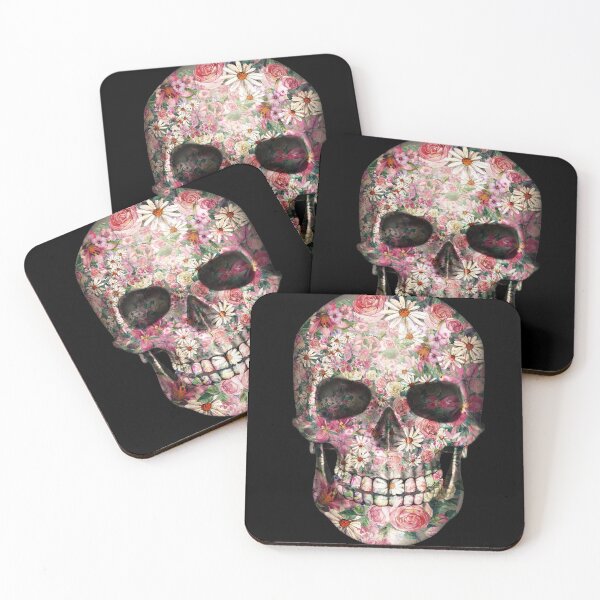 Item preview, Flowery skull designed and sold by Jey57.