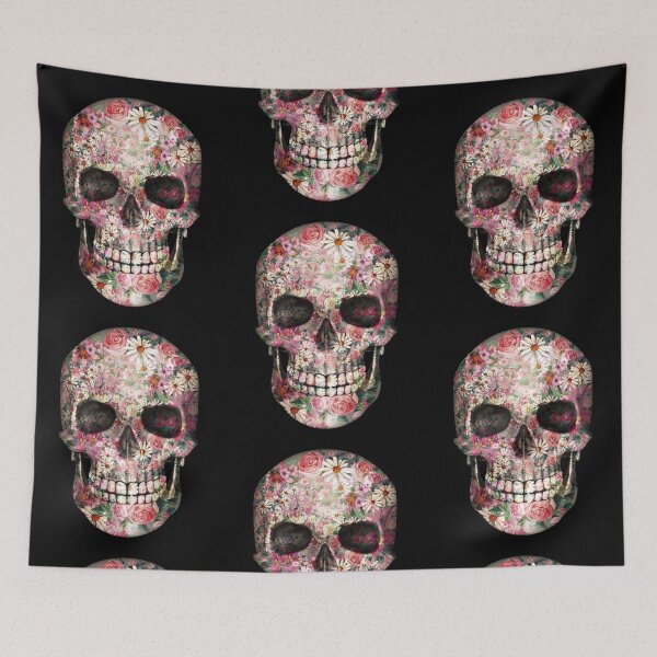 Item preview, Flowery skull designed and sold by Jey57.