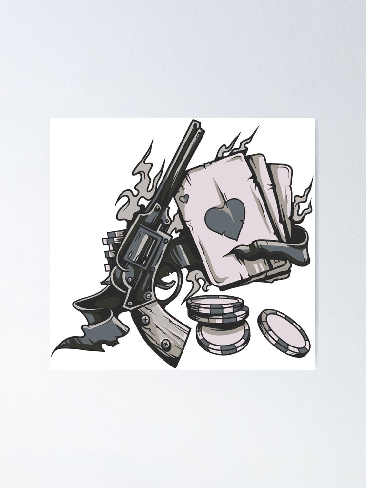 Russian Roulette Gun Art: Canvas Prints, Frames & Posters